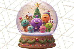 Christmas Clipart PNG, Bold Holiday Characters &amp; Decor Product Image 2