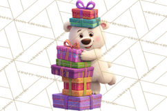 Christmas Clipart PNG, Bold Holiday Characters &amp; Decor Product Image 3