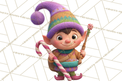 Christmas Clipart PNG, Bold Holiday Characters &amp; Decor Product Image 4