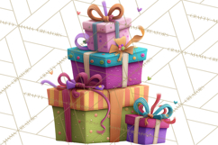 Christmas Clipart PNG, Bold Holiday Characters &amp; Decor Product Image 3
