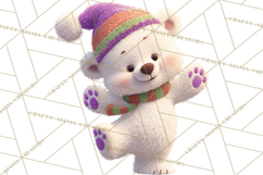 Christmas Clipart PNG, Bold Holiday Characters &amp; Decor Product Image 5
