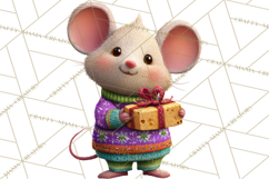 Christmas Clipart PNG, Bold Holiday Characters &amp; Decor Product Image 4
