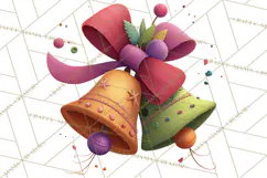 Christmas Clipart PNG, Bold Holiday Characters & Decor Product Image 2