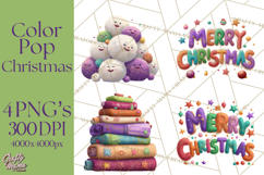 Christmas Clipart PNG, Bold Holiday Characters &amp; Decor Product Image 1