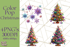 Christmas Clipart PNG, Bold Holiday Characters &amp; Decor Product Image 1