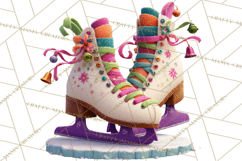 Christmas Clipart PNG, Bold Holiday Characters &amp; Decor Product Image 4