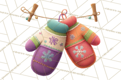 Christmas Clipart PNG, Bold Holiday Characters &amp; Decor Product Image 5