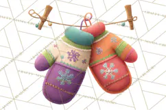 Christmas Clipart PNG, Bold Holiday Characters & Decor Product Image 5