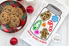 Sweet Winter Wishes SVG | Gingerbread Christmas Design Product Image 2