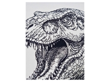 Tyrannosaurus Rex Face Outline Product Image 4