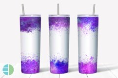 Skinny Tumbler Sublimation Designs - Color Splash Watercolor Product Image 6