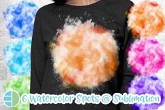Sublimation Bundle Watercolor Backgrounds Purple Blue Pink Product Image 1