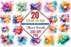 Color Splash Watercolor Backgrounds, Watercolor Background, Abstract Color Background, Artistic Background, Color Splash Backgrounds, Paint Splash Background, Colorful Scrapbook Paper, Watercolor Digital Paper, Watercolor Splatter Clipart, Watercolor Spla