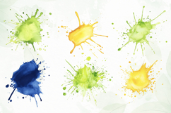 Color Splashes Watercolor Sublimation Product Image 5