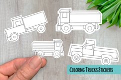 Coloring Trucks PNG Sticker Pack Product Image 1