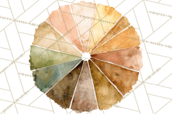 Color Wheel Clipart, Watercolor Paint Splash Art, Bright Png Product Image 3