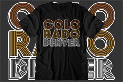 colorado urban street svg t shirt design graphic vector Product Image 1