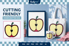 Apple Fruit SVG - Autumn Cut File Product Image 2