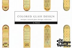 Church Glass Design 3-6 - Antique Door Window Product Image 1