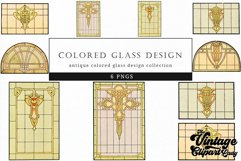 Church Glass Design 2-4 - Antique Door Window Product Image 1
