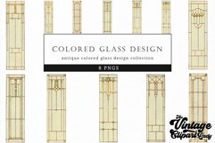 Church Glass Design 1-4 - Antique Door Window Product Image 1