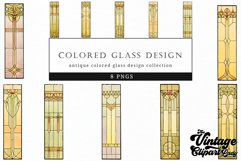 Church Glass Design 2-8 - Antique Door Window Product Image 1