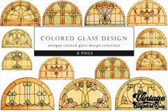 Church Glass Design 2-2 - Antique Door Window Product Image 1