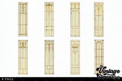 Church Glass Design 1-4 - Antique Door Window Product Image 2