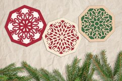 colored laser cut coasters