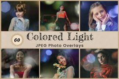 Colored Light Digital Photo Overlays Backdrops Background Product Image 1