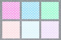 Colorful Heart Digital Paper Product Image 2