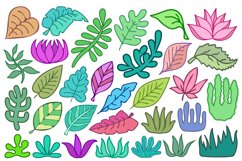 grass, leaves, flowers, cartoon, illustrations, drawings, plant, botany, petal, abstract, botanical, design, elements, branches, leaf, flower, flora, floral, line, outline, flat, colorful, colored, summer, spring, decorative, decor, decoration, set, 