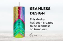 Colorful Abstract Art Tumbler Seamless Sublimation PNG Wrap Product Image 2