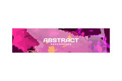 Colorful abstract banner template design background Product Image 1