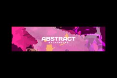 Colorful abstract banner template design background Product Image 2