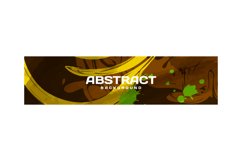 Colorful abstract banner template design background Product Image 1