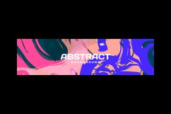 Colorful abstract banner template design background isolated Product Image 2