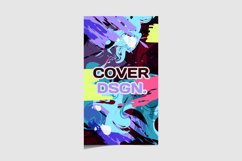 Colorful abstract cover template design isolated Product Image 1