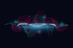 Colorful modern equalizer wave wallpaper design background Product Image 1