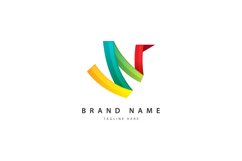Colorful abstract letter logo template design concept Product Image 1