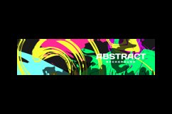 Colorful abstract liquid banner template design background Product Image 2