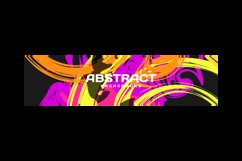 Colorful abstract liquid banner template design background Product Image 2