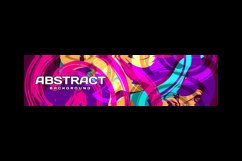 Colorful abstract modern banner template background Product Image 2