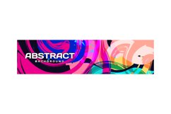 Colorful abstract modern banner template background concept Product Image 1
