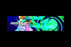 Colorful abstract modern banner template background Product Image 2