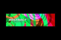 Colorful abstract modern banner template background isolated Product Image 2