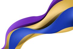 Colorful abstract wave element business graphic eps 10 Product Image 1