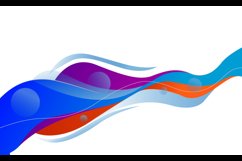 Colorful abstract wave wallpaper design background Product Image 2