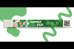 Colorful and modern event for entrance summer festival templ Product Image 2