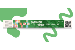 Colorful and modern event for entrance summer festival templ Product Image 1